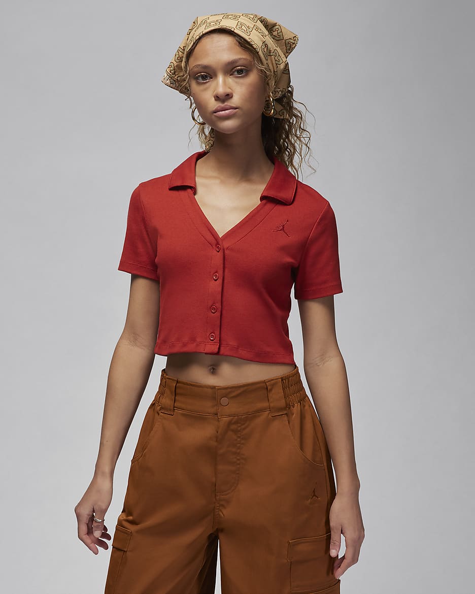 Jordan Women s Short Sleeve Knit Top. Nike CA